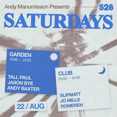 Saturdays at 528 22 August 2026