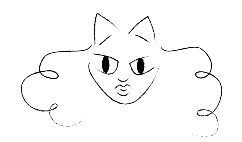 Miss Mia Noun Illustration