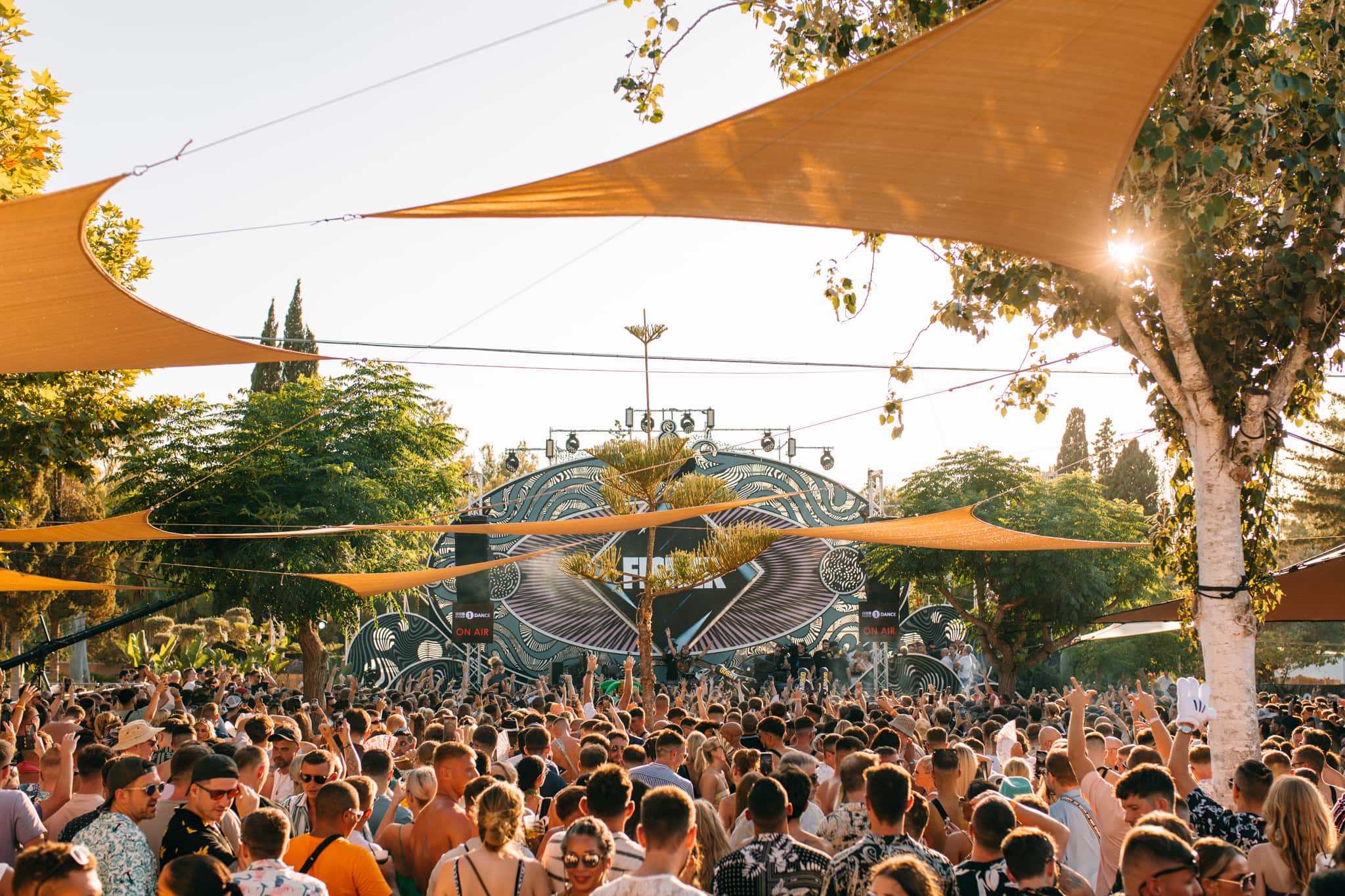 Main Stage at 528 Gardens: Epic Music Experiences in Ibiza
